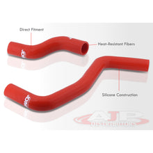 Load image into Gallery viewer, Toyota Corolla 1983-1987 Silicone Radiator Hoses Red
