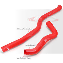 Load image into Gallery viewer, Chevrolet Camaro SBC 1971-1988 Silicone Radiator Hoses Red
