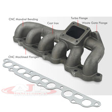 Load image into Gallery viewer, Toyota Supra MK3 1986-1992 7M-GTE 3.0L T4 Cast Iron Turbo Manifold (40mm/50mm Wastegate Flange)
