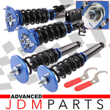 Load image into Gallery viewer, Nissan 240SX S14 1995-1998 Full Adjustable Coilover Dampers Blue
