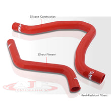 Load image into Gallery viewer, Mitsubishi Eclipse V6 2000-2004 Silicone Radiator Hoses Red
