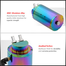 Load image into Gallery viewer, Universal 350ML Cylinder Oil Catch Can Tank 7.3&quot;x4.2&quot;x4.2&quot; Neo Chrome
