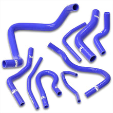 Load image into Gallery viewer, Honda Civic 1992-2000 D-Series D15 D16 SOHC Silicone Radiator &amp; Heater Hoses Set Blue
