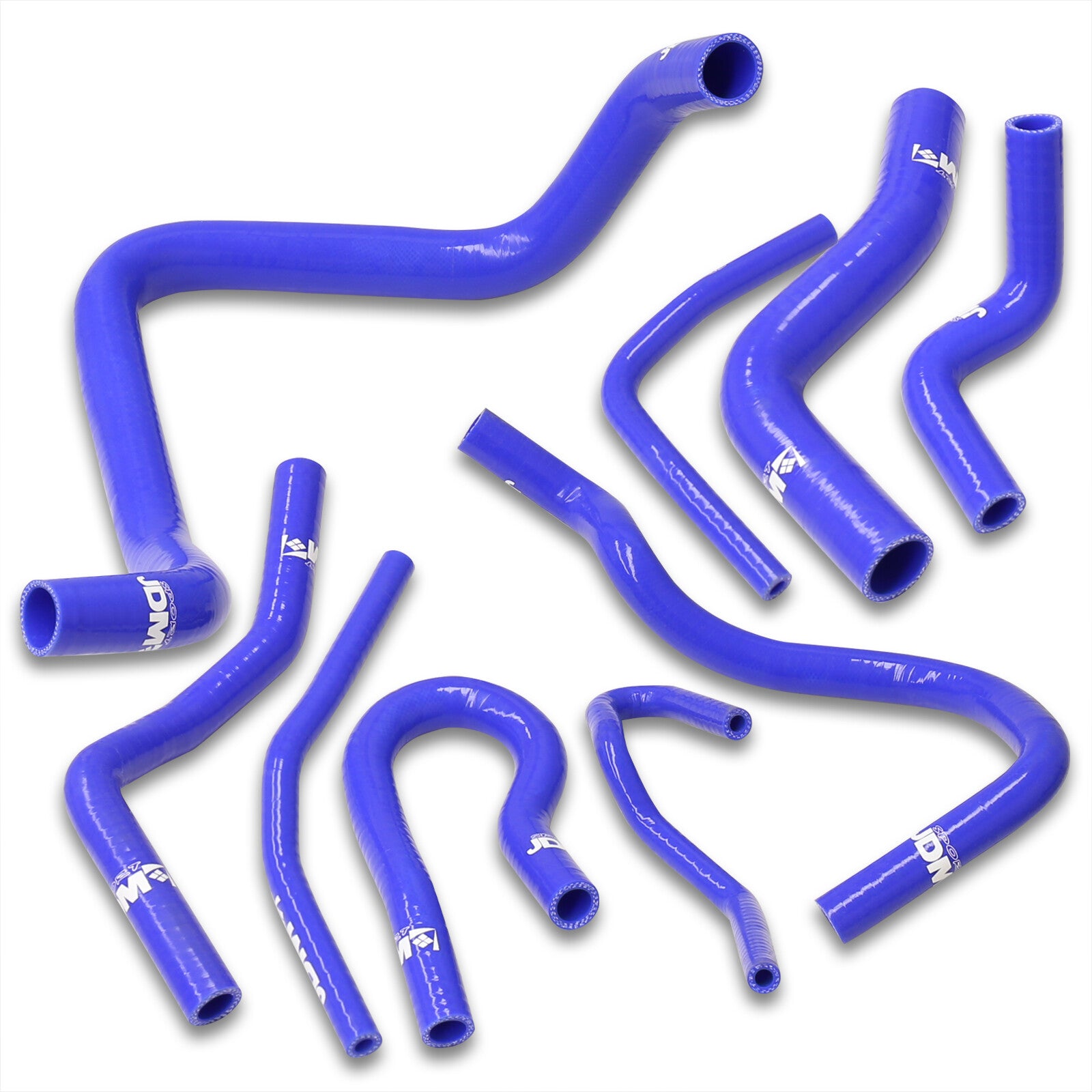 Kit Tubo Flessibile per Radiatore in Silicone, 9 Pezzi, Compatibile con D15 D16 SOHC EG/EK 1992-2000, Blu Kit Tubo Flessibile per Radiatore in Silicone, 9 Pezzi, Compatibile con D15 D16 SOHC EG/EK 1992-2000, Blu
