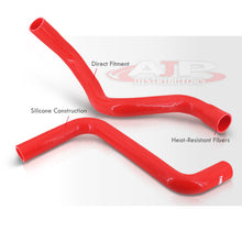 Load image into Gallery viewer, Chevrolet Corvette 5.7L LT1 V8 1991-1996 Silicone Radiator Hoses Red
