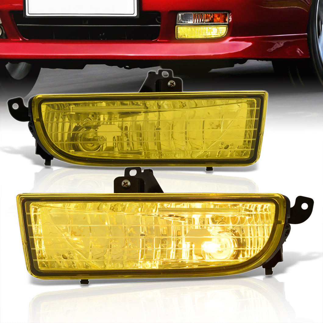 Honda Prelude 1997-2001 Front Fog Lights Yellow Len (Includes Switch & Wiring Harness)