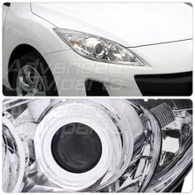 Load image into Gallery viewer, Mazda 3 2010-2013 Factory Style Projector Headlights Chrome Housing Clear Len Clear Reflector (Halogen Models Only)
