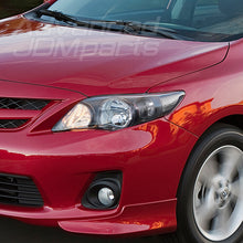 Load image into Gallery viewer, Toyota Corolla 2011-2013 Factory Style Headlights Black Housing Clear Len Clear Reflector
