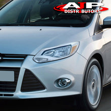 Load image into Gallery viewer, Ford Focus 2012-2014 Factory Style Headlights Chrome Housing Clear Len Amber Reflector
