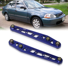 Load image into Gallery viewer, JDM Sport Honda Civic 1996-2000 Rear Lower Control Arms Blue with Black Bushings
