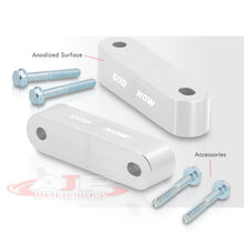 Load image into Gallery viewer, Acura Honda 22mm Aluminum Hood Riser Spacer Polished
