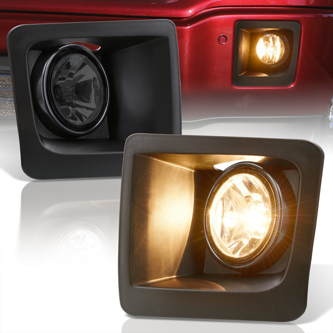 GMC Sierra 1500 2014-2015 Front Fog Lights Smoked Len (No Switch & Wiring Harness)