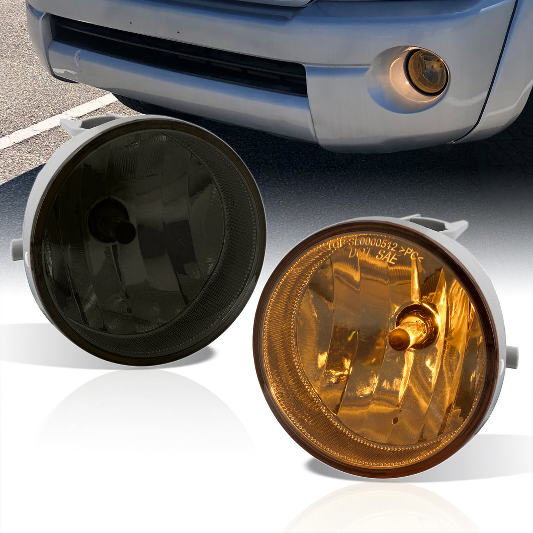 Toyota Tacoma 2005-2011 / Tundra 2007-2013 Front Fog Lights Smoked Len (Includes Switch & Wiring Harness)