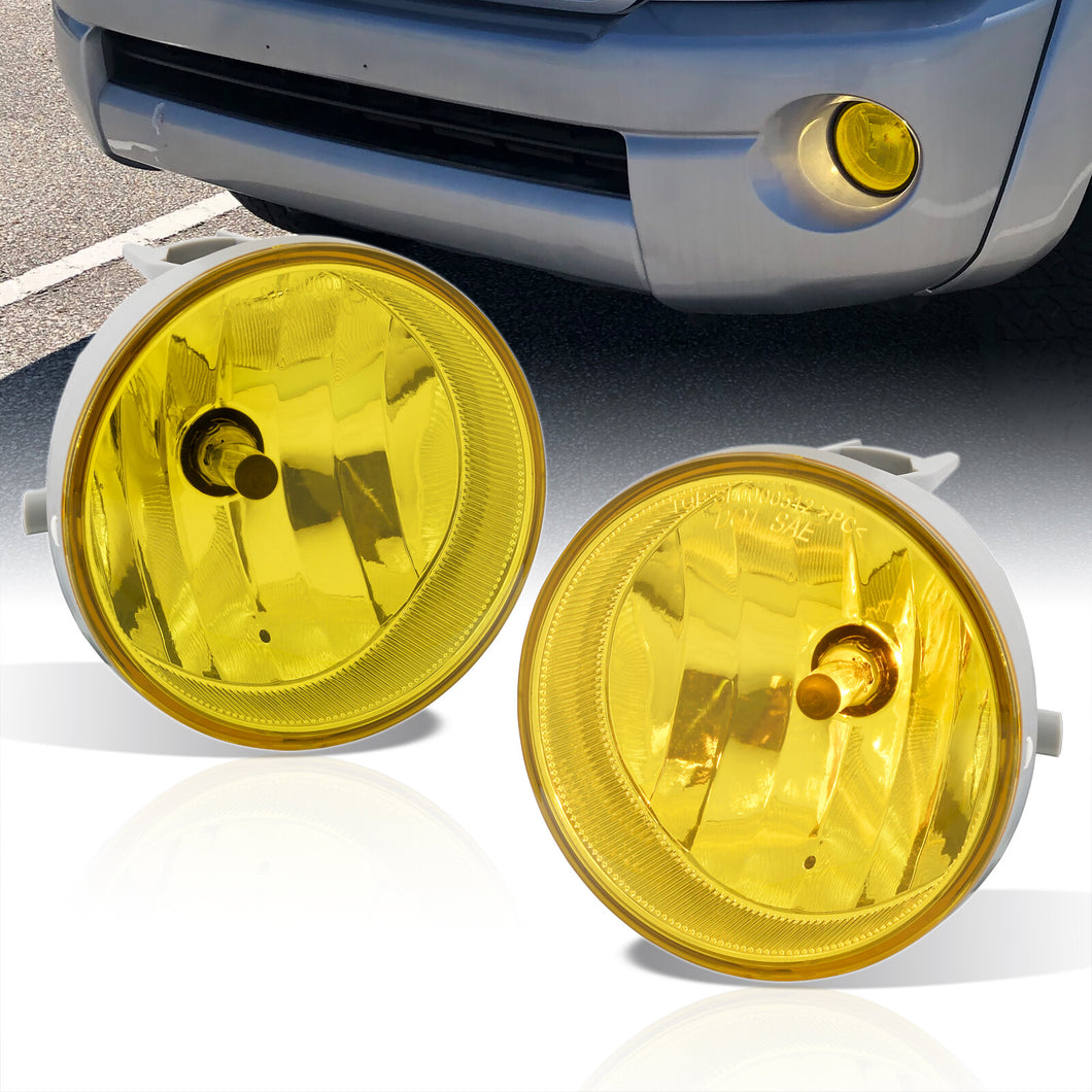 Toyota Tacoma 2005-2011 / Tundra 2007-2013 Front Fog Lights Yellow Len (Includes Switch & Wiring Harness)