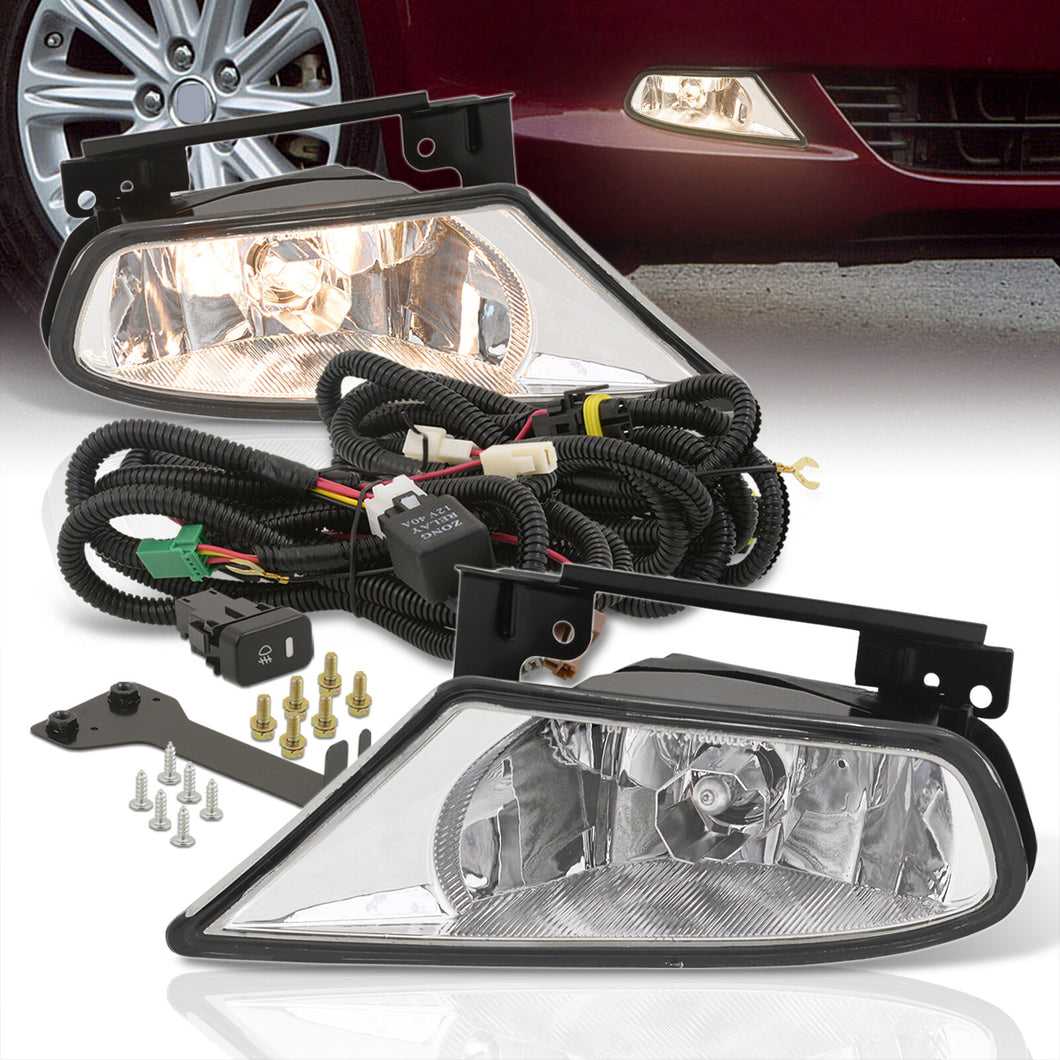 Honda Odyssey 2005-2007 Front Fog Lights Clear Len (Includes Switch & Wiring Harness)