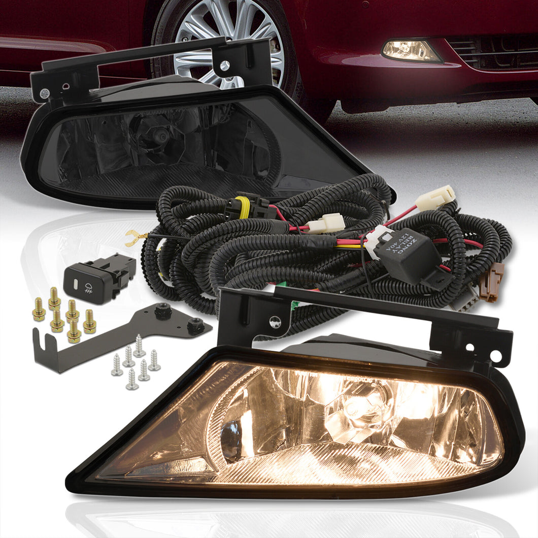 Honda Odyssey 2005-2007 Front Fog Lights Smoked Len (Includes Switch & Wiring Harness)
