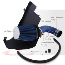 Load image into Gallery viewer, Ford Mustang 5.0L V8 2011-2014 Cold Air Intake Blue + Heat Shield
