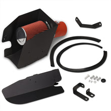 Load image into Gallery viewer, Ford F250 F350 F450 F550 Super Duty V8 6.4L 2008-2010 Cold Air Intake Red + Heat Shield
