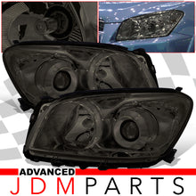 Load image into Gallery viewer, Toyota RAV4 2009-2012 Factory Style Headlights Chrome Housing Smoke Len Clear Reflector
