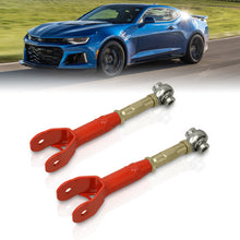 Load image into Gallery viewer, Chevrolet Camaro 2016-2022 Rear Upper Adjustable Trailing Control Arms Red
