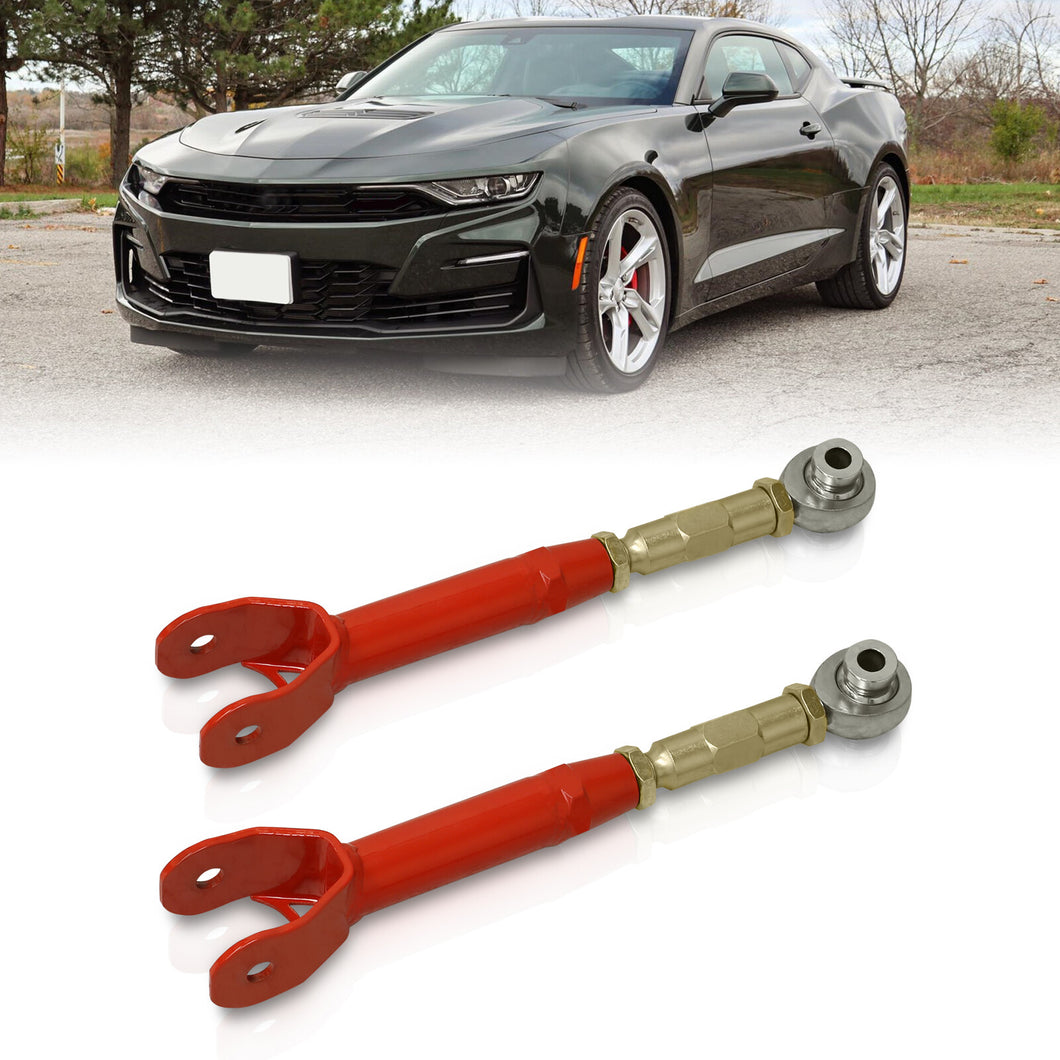 Chevrolet Camaro 2016-2022 Rear Upper Adjustable Control Arms Red