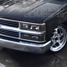 Load image into Gallery viewer, Chevy C10 C/K 1500 88-93 4 Piece Corner Lights Black Housing Full Clear Strip
