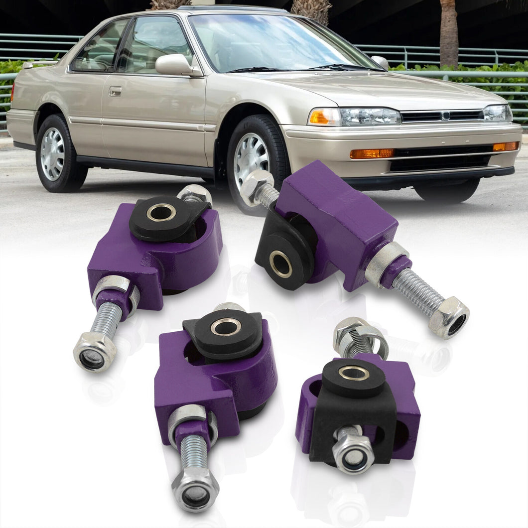 thumbnail image 2 of Purple Adjustable Front Upper Control Arm Camber Kit For 96-00 Honda Civic EK EM - MiragePower2008 2 of 2