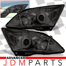 Load image into Gallery viewer, Honda CRV 2007-2011 Factory Style Projector Headlights Chrome Housing Smoke Len Clear Reflector
