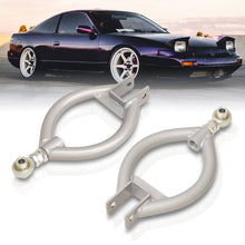 Load image into Gallery viewer, Nissan 240SX S13 1989-1994 / 300ZX Z32 1990-1996 Rear Upper Adjustable Camber Kit Control Arms Gray
