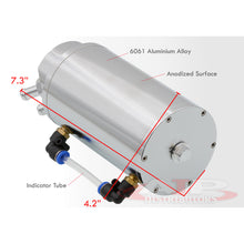 Load image into Gallery viewer, Universal 350ML Cylinder Oil Catch Can Tank 7.3&quot;x4.2&quot;x4.2&quot; Chrome
