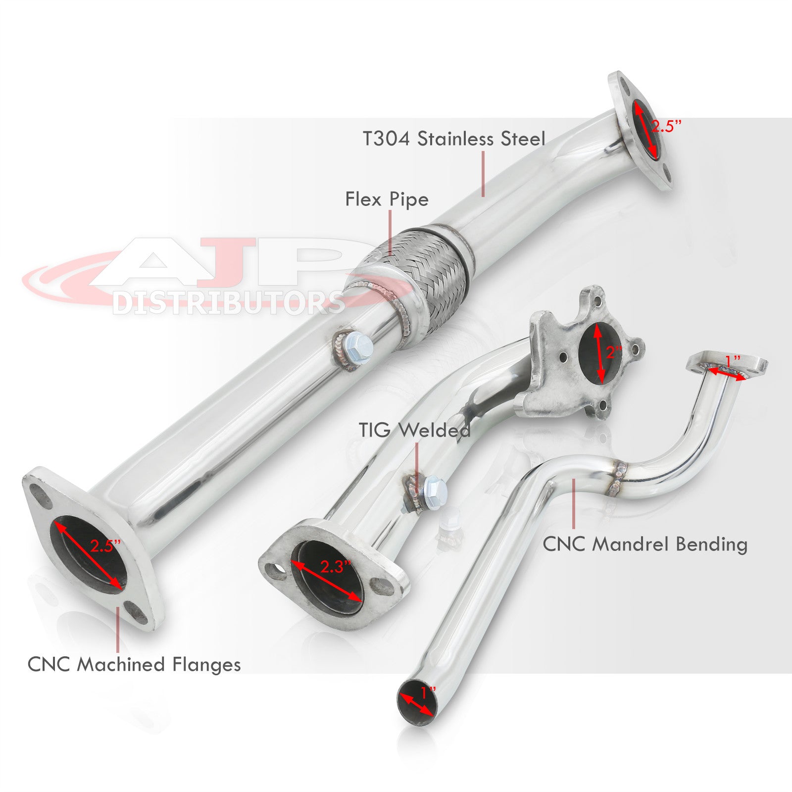 Mitsubishi Mirage 1.5L 1989-1997 Turbo Downpipe – AJP Distributors