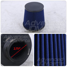 Load image into Gallery viewer, 2.75 inch Universal Filter Flat Black Top / Blue Body / Black Bottom
