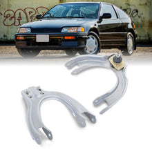 Load image into Gallery viewer, Honda Civic 1988-1991 / CRX 1988-1991 Front Upper Control Arms Camber Kit Silver
