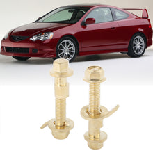 Load image into Gallery viewer, Acura RSX 2002-2006 / Civic SI 2002-2005 Front Camber Bolts Kit Gold
