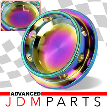 Load image into Gallery viewer, Mazda Aluminum Round Circle Hole Style Oil Cap Neo Chrome
