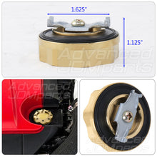Load image into Gallery viewer, Mitsubishi Aluminum Octogon Screw Style Oil Cap 24K Gold
