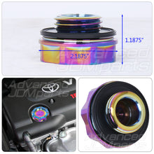 Load image into Gallery viewer, Toyota Aluminum Octogon Screw Style Oil Cap Neo Chrome
