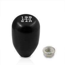 Load image into Gallery viewer, Universal 5 Speed M10x1.5 Type-R Style Shift Knob Black with White Lettering
