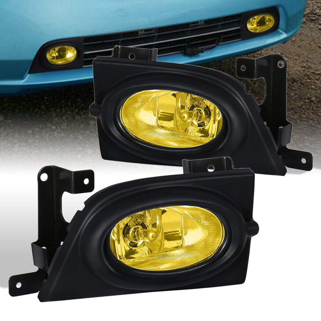 Honda Civic 4DR 2006-2008 Front Fog Lights Yellow Len (Includes Switch & Wiring Harness)