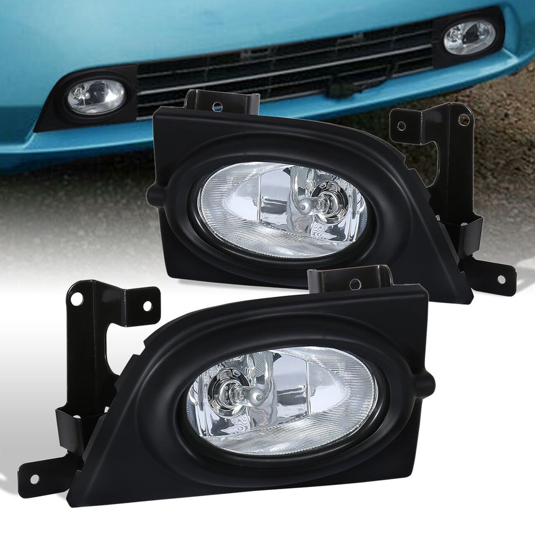 Honda Civic 4DR 2006-2008 Front Fog Lights Clear Len (Includes Switch & Wiring Harness)