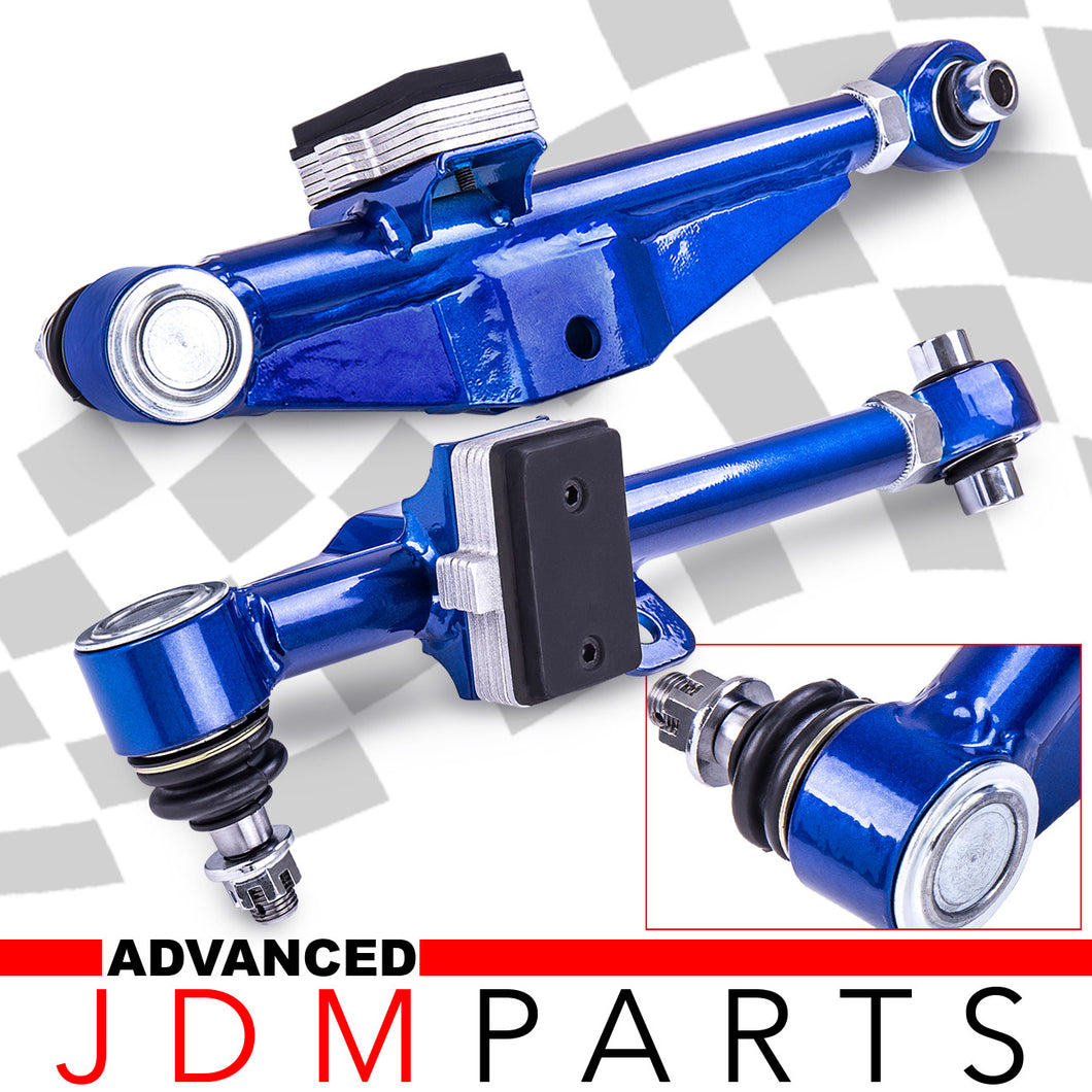 Blue Front Lower Controls Arms For 89-98 Nissan 240SX