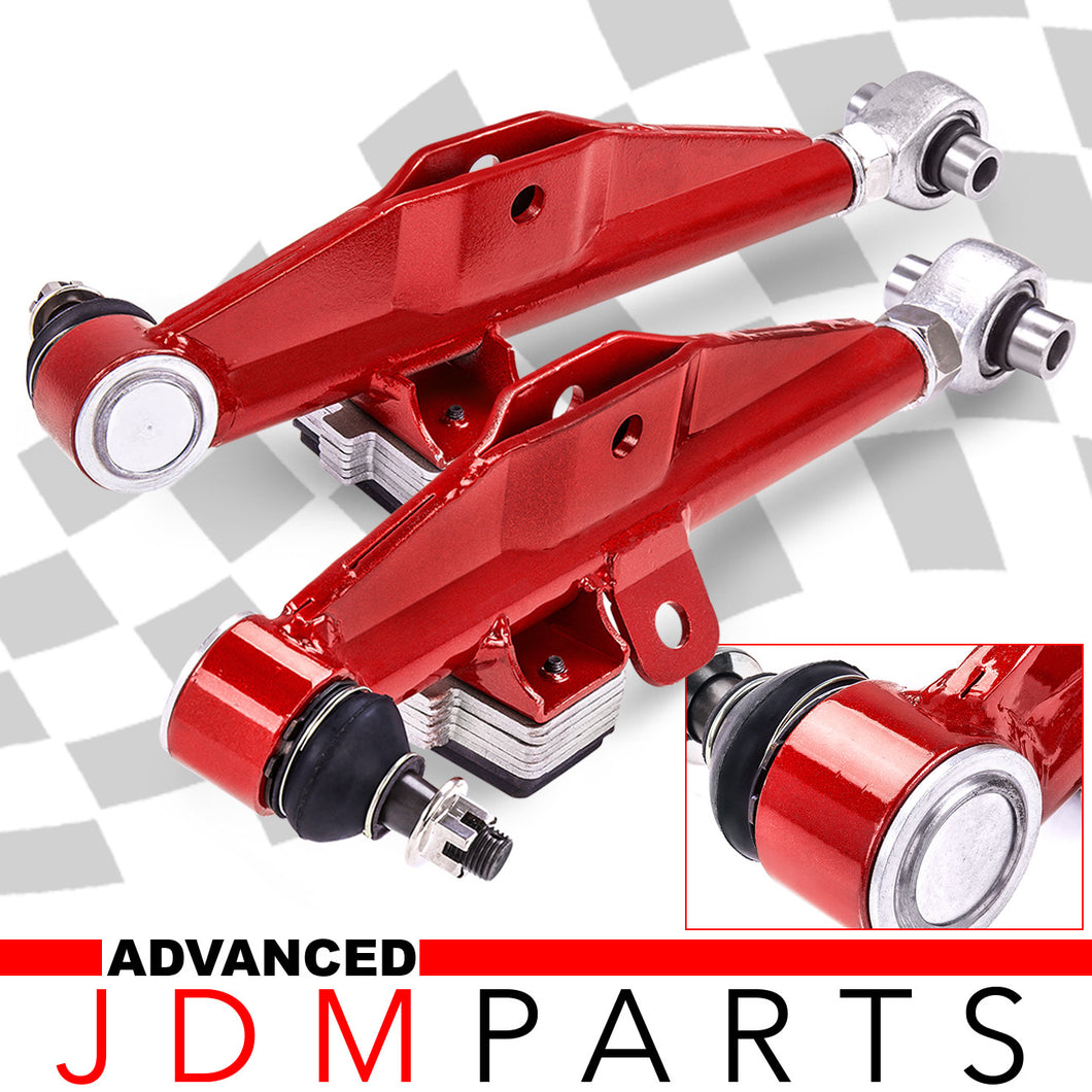 Red Front Lower Controls Arms For 89-98 Nissan 240SX