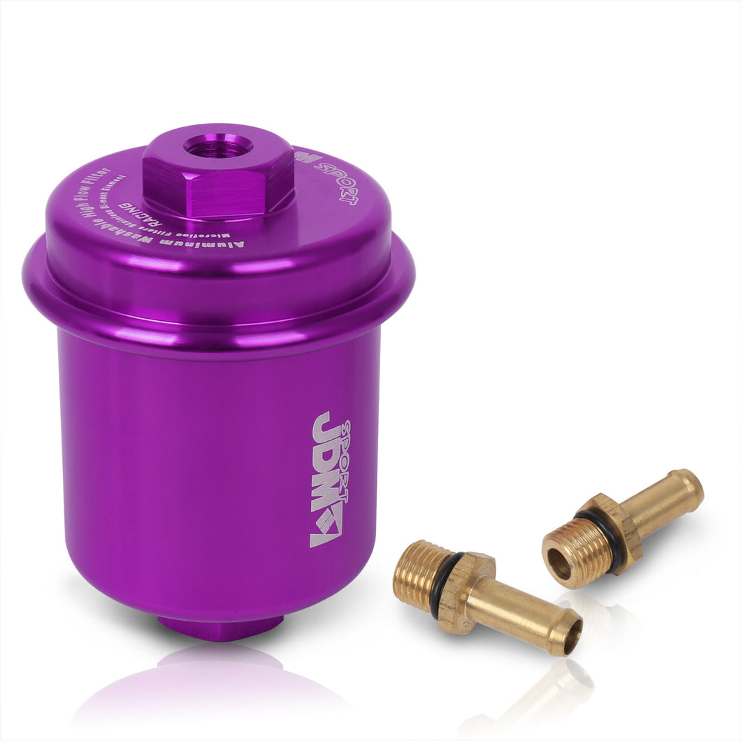 JDM Sport Universal Fuel Filter Purple
