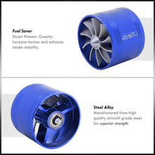 Load image into Gallery viewer, Universal 3&quot; Single Fan Fuel Saver Blue
