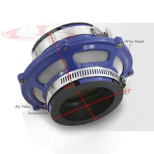 Load image into Gallery viewer, Universal 2.5&quot; Air Intake Bypass Filter Blue
