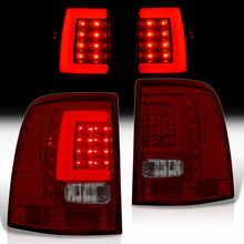 Load image into Gallery viewer, Ford Explorer 2002-2005 LED Bar Tail Lights Chrome Housing Red Smoke Len White Tube
