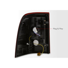Load image into Gallery viewer, Ford Explorer 2002-2005 LED Bar Tail Lights Chrome Housing Red Smoke Len White Tube
