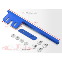 Load image into Gallery viewer, Universal Front Bumper Licence Plate Relocator Bracket Blue
