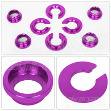 Load image into Gallery viewer, Nissan 180SX/200SX/240SX/300ZX Subframe Bushings Collars Purple
