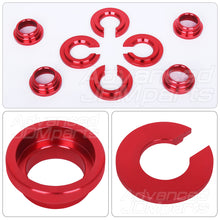 Load image into Gallery viewer, Nissan 180SX/200SX/240SX/300ZX Subframe Bushings Collars Red
